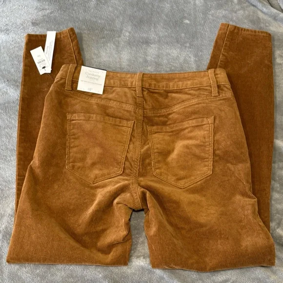 Talbots Caramel Brown Corduroy Ankle Pants - Picture 7 of 11